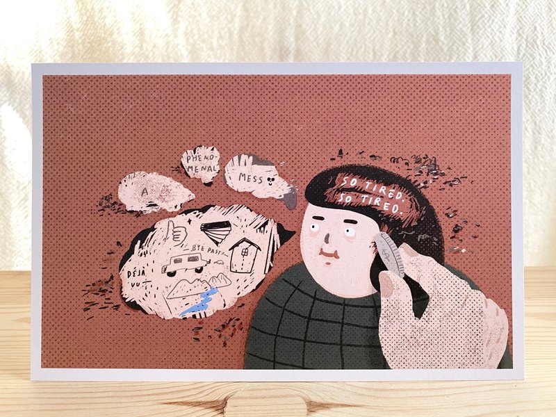 【Busy Mind】 - 卡片/明信片 - 纸 