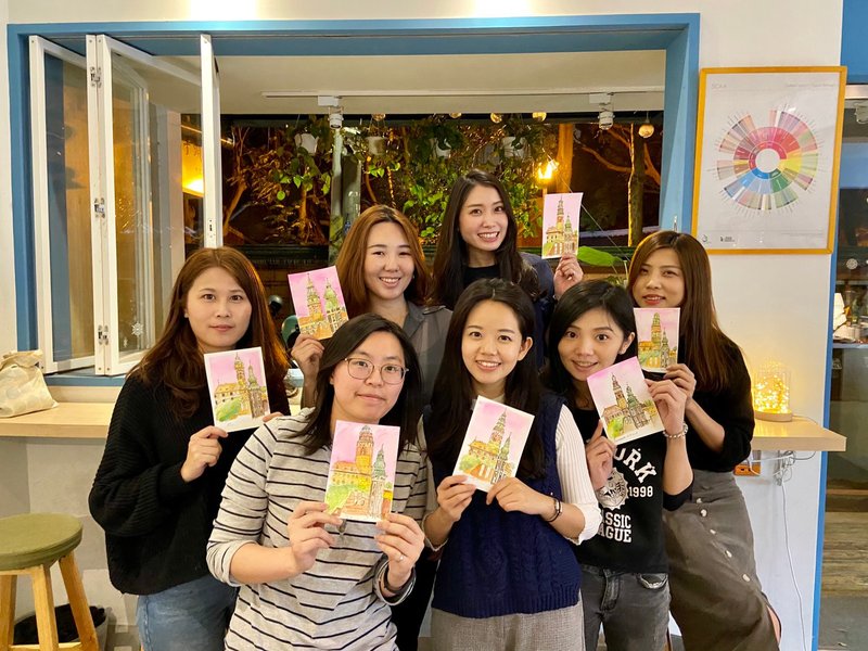 11月水彩速写/一期四堂/手绘体验活动【赠速写本】 - 插画/绘画/写字 - 纸 