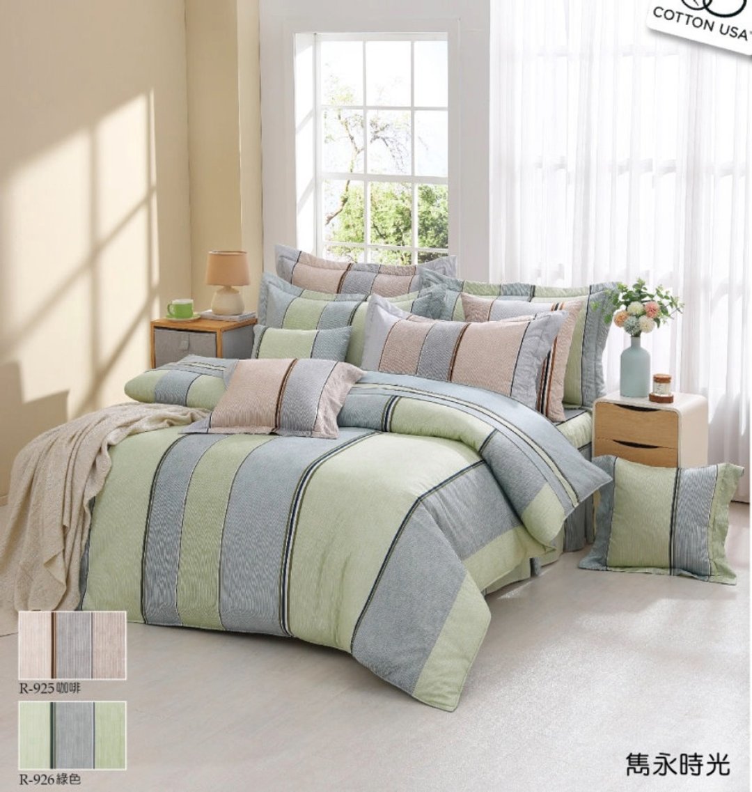 【R925-26 隽永时光】100% 40支精梳棉 两用被 - 寝具 - 棉 多色
