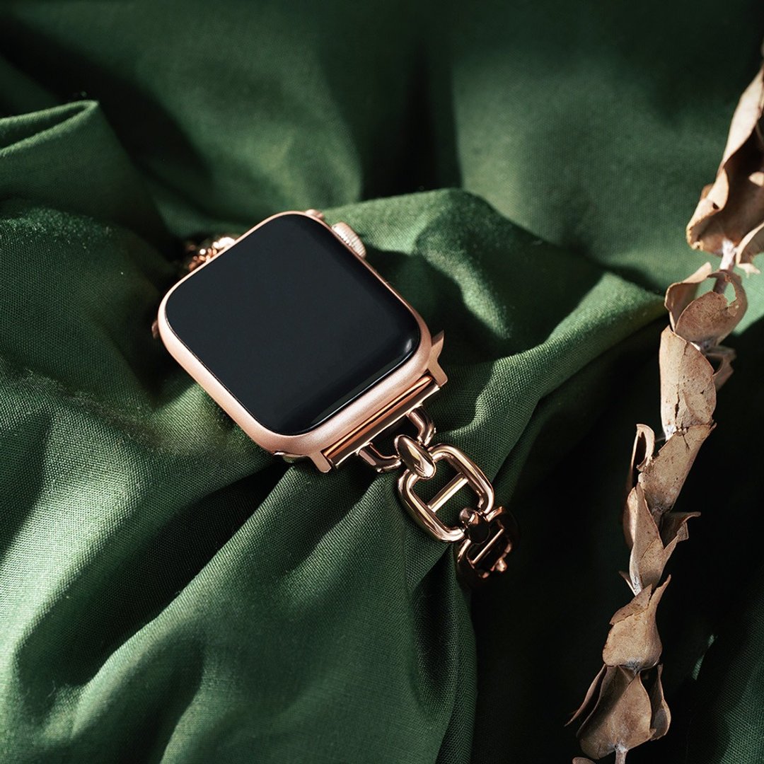 Apple watch - 造型镂空珠宝扣 表带 表带 - 表带 - 铝合金 