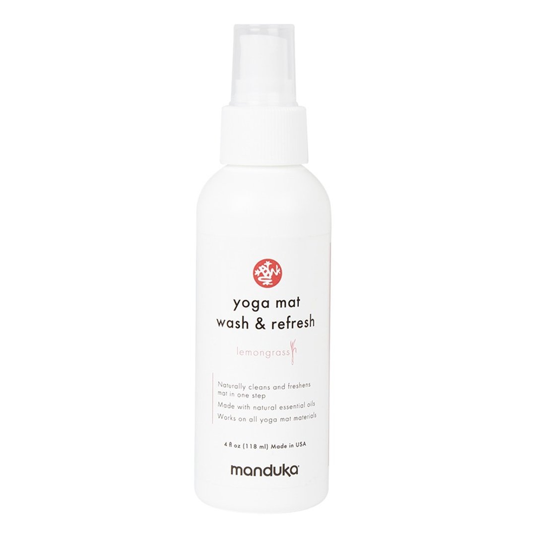 【Manduka】Mat Wash 瑜珈垫清洁喷剂 4oz - Lemongrass 柠檬草 - 运动配件 - 精油 白色