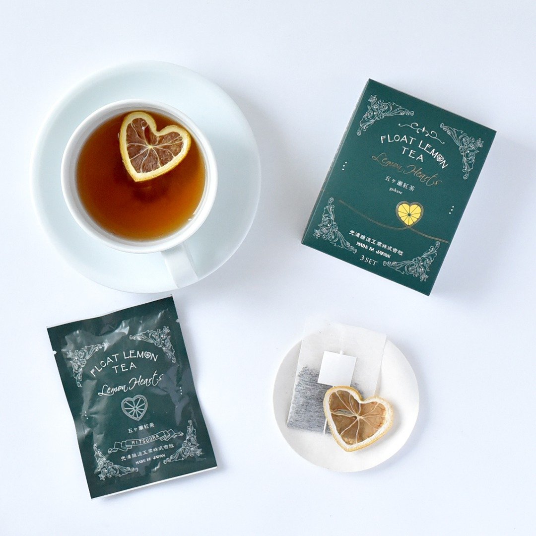 Lemon Heart 心型漂浮柠檬红茶茶包组 - 五之濑红茶 - 茶 - 新鲜食材 