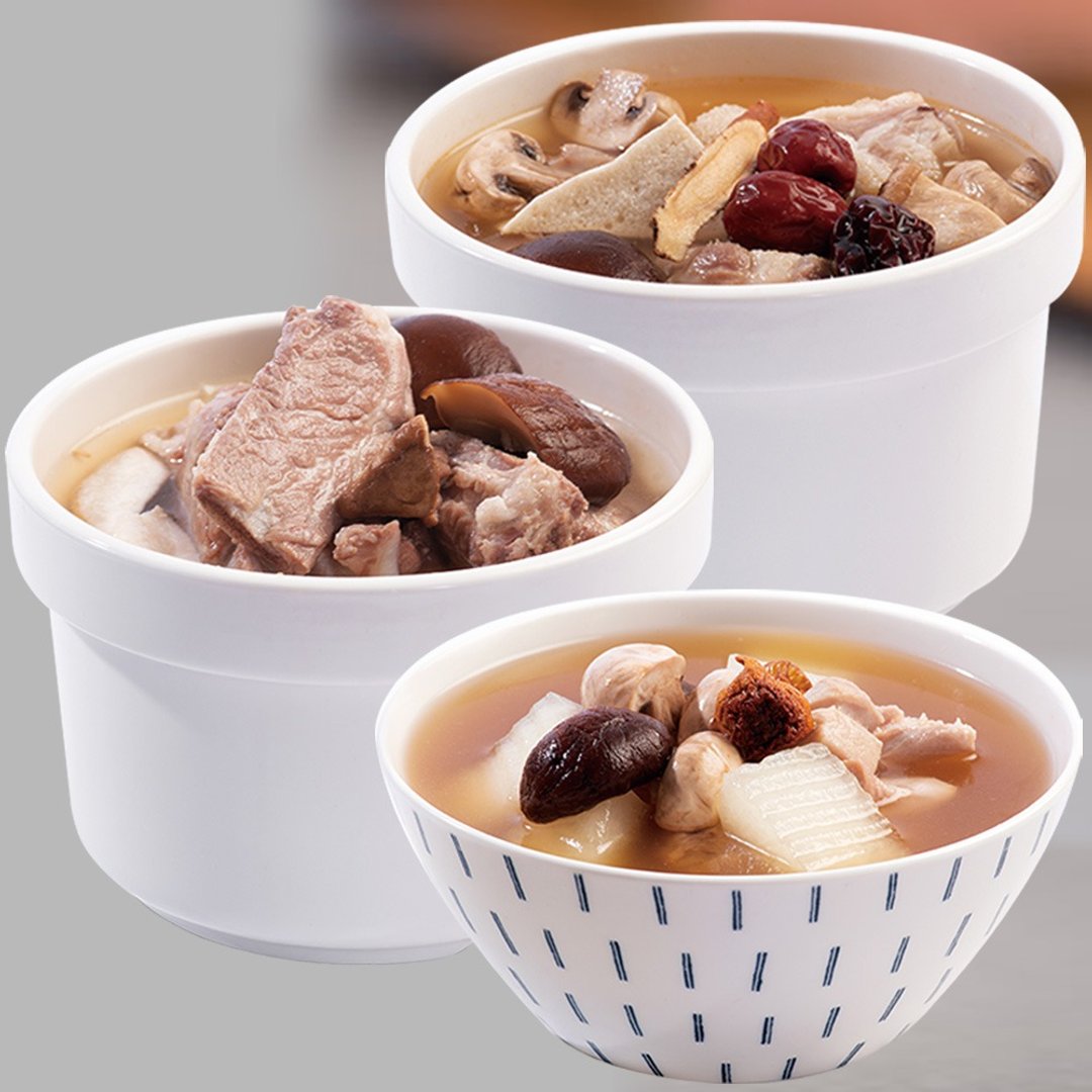 【包邮组】即食炖汤【照料理】妈煮汤-稳唐汤品6入组(适合糖尿病 - 熟食小吃 - 其他材质 白色