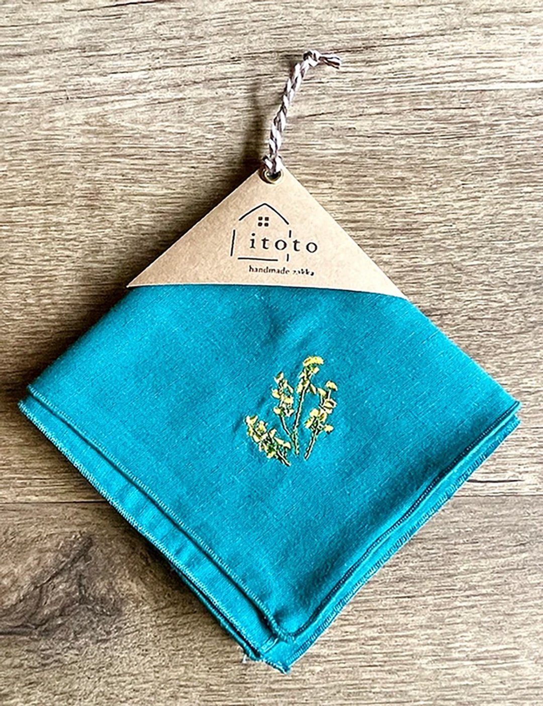 Handkerchief_Mimosa_Turquoise - 其他 - 棉 蓝色