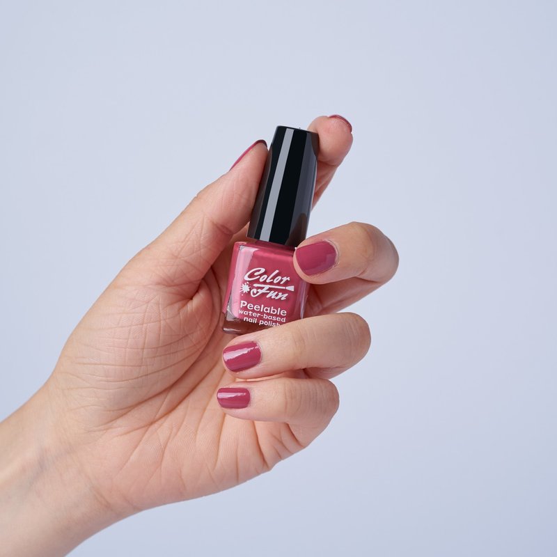 【爱玩色创意馆】Color Fun可剥式水指彩-RD005 适合孕妈咪 儿童 - 指甲油/指甲贴 - 其他材质 红色