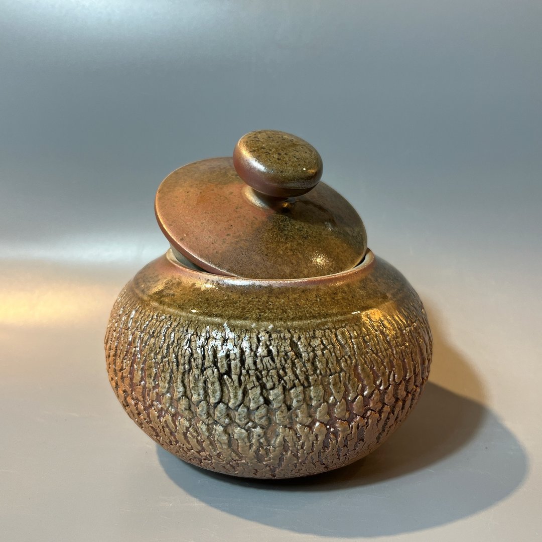 柴烧茶仓 / 半斤风化肌理茶仓 / 小平凡手作 - 其他 - 陶 卡其色
