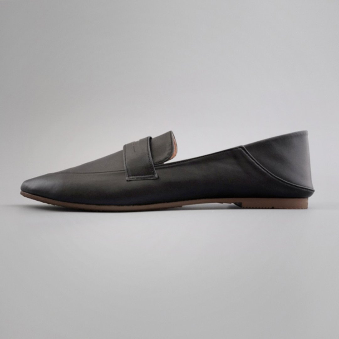 【BLK】Modi Loafer. Black (黑) - 女款牛津鞋/乐福鞋 - 真皮 黑色