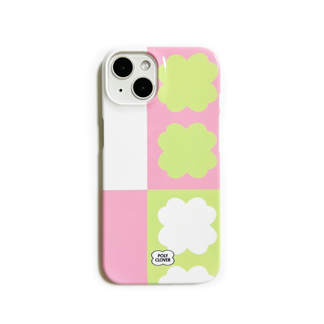 半三叶草硬 iPhone 保护壳（粉红色） - 手机壳/手机套 - 其他材质 粉红色