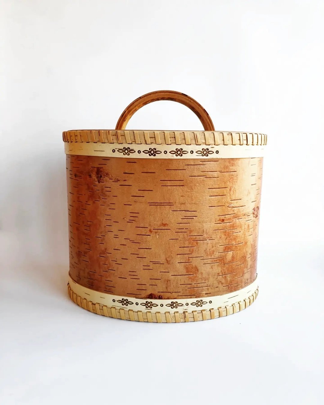 Birch bark box - 调味罐/酱料瓶 - 木头 
