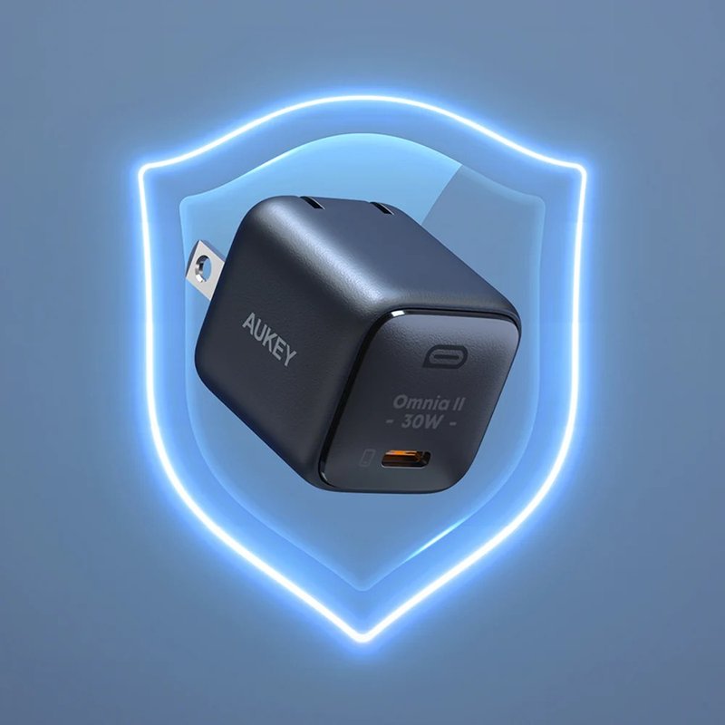 AUKEY Omnia ll Mini 30W(PA-B1L)Type-C 氮化镓 PD快充充电器 - 手机配件 - 塑料 黑色