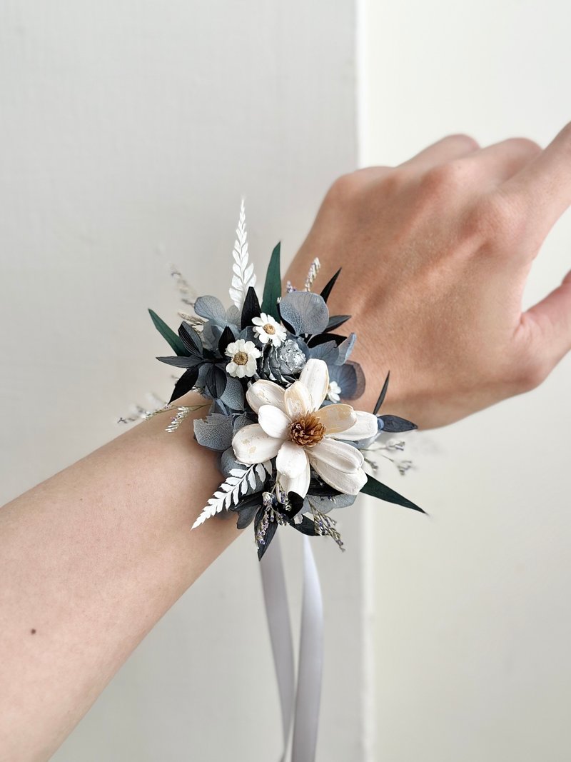 手腕花 新娘手腕花 伴娘手腕花 干燥花 永生花 - 胸花/手腕花 - 植物．花 