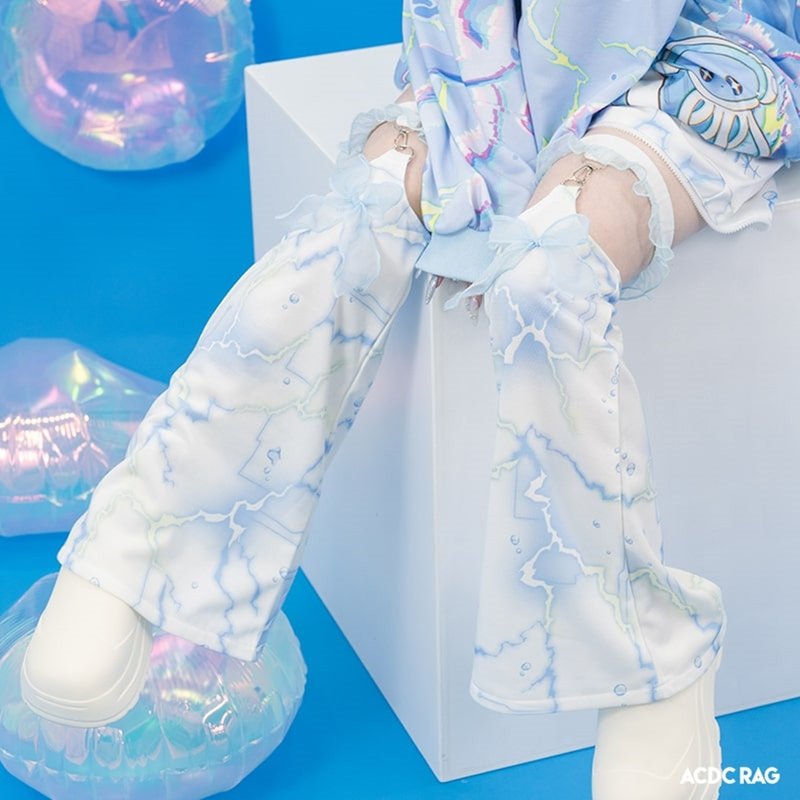 深海冒险电子印堆堆袜袜套ACDC RAG台湾代理JA0747 - 脚链/脚环 - 其他材质 