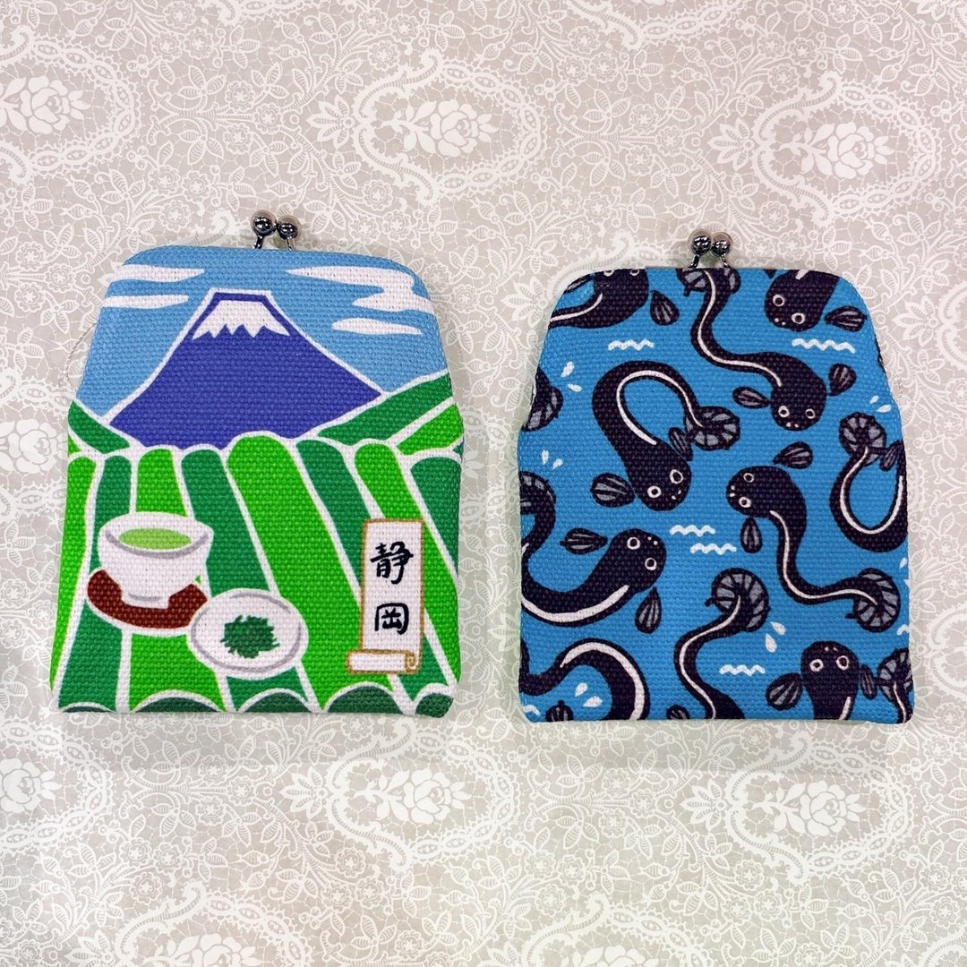 京都绫小路平口口金包-静冈富士山 - 零钱包 - 其他材质 