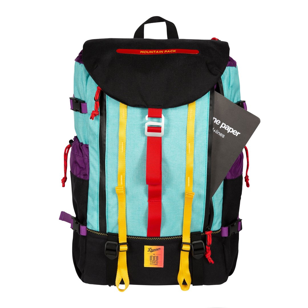 Topo Designs X Danner Mountain Pack 户外登山包 - 后背包/双肩包 - 尼龙 蓝色