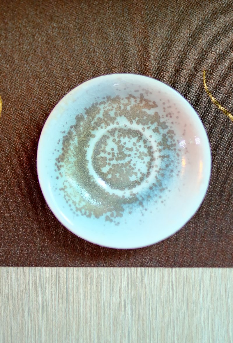 柴烧茶盘 - 落灰志野结晶茶盘 - 陶艺 - 陶 