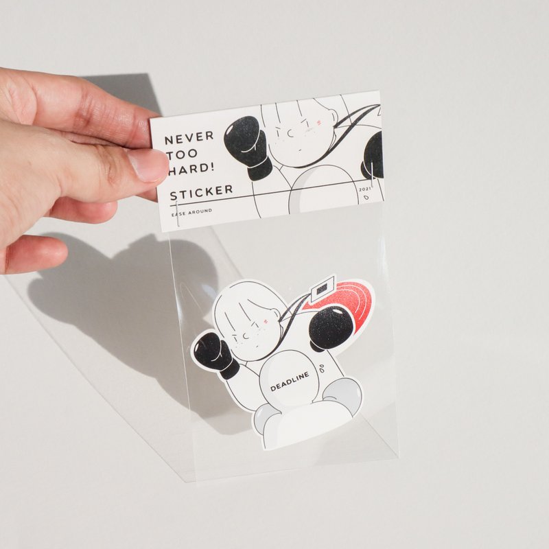 STICKER - KNOCKOUT! - 贴纸 - 纸 白色