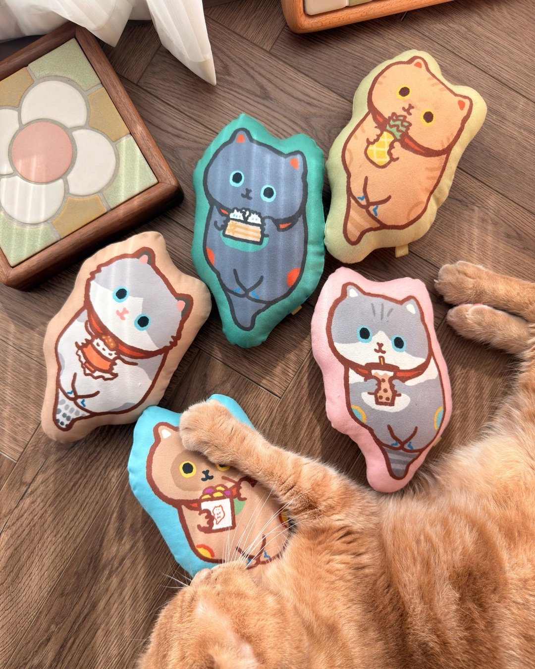 猫草娃娃 | 台湾喵仔 | Littdlework - 玩具 - 绣线 多色
