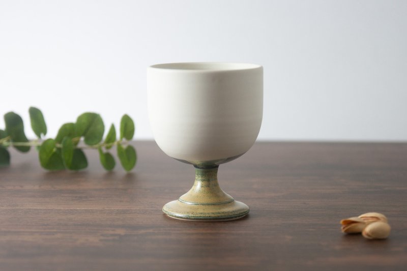 穆托斯高脚杯（颜色：驼黄） - 其他杯子 - 陶 黄色