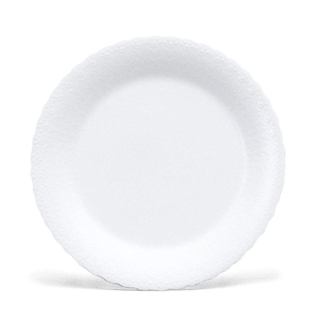 Silky White 丝路骨瓷平盘(23cm) - 盘子/餐盘/盘架 - 瓷 白色