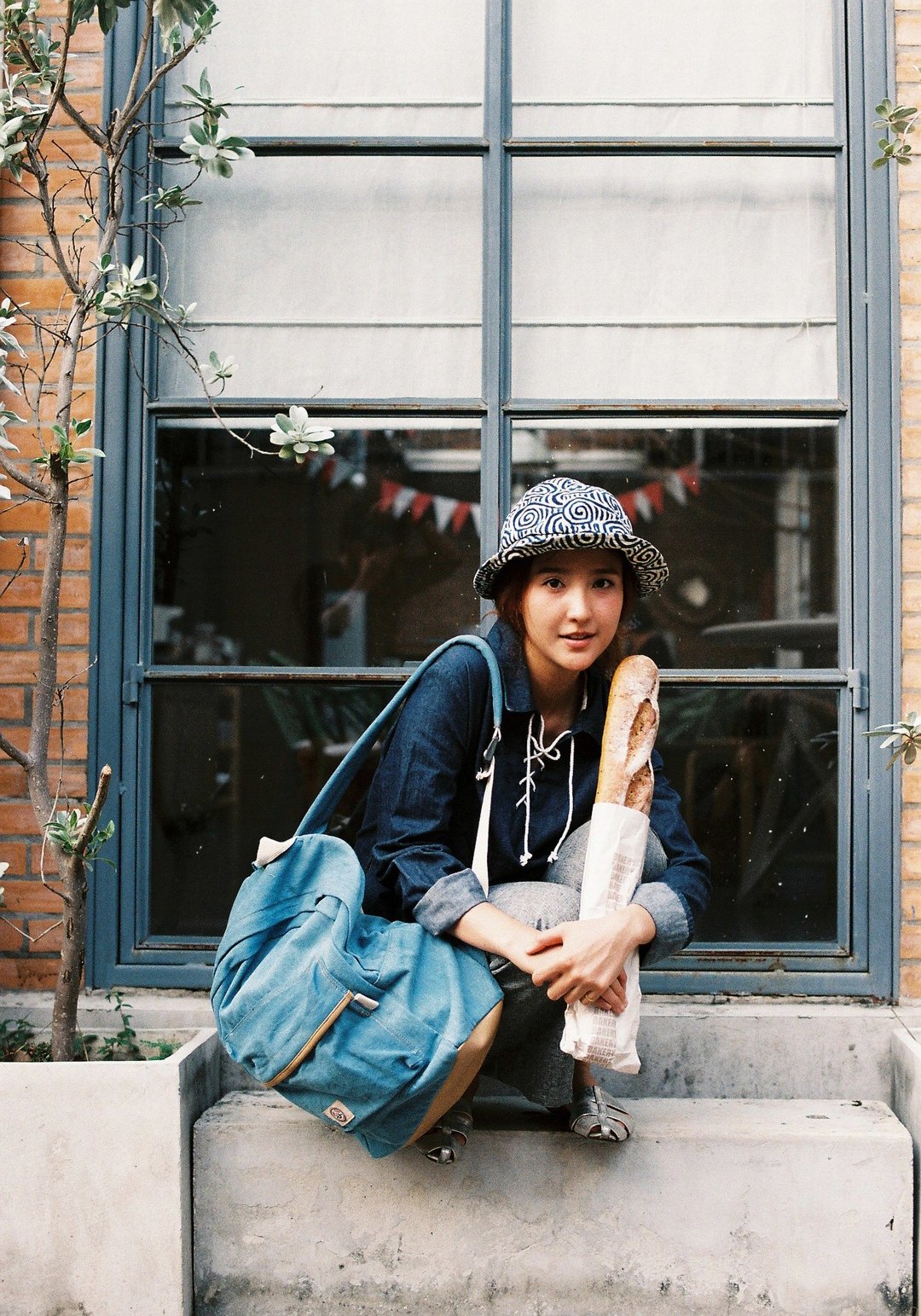 POWDER BLUE JEANS BACKPACK - 后背包/双肩包 - 其他材质 蓝色