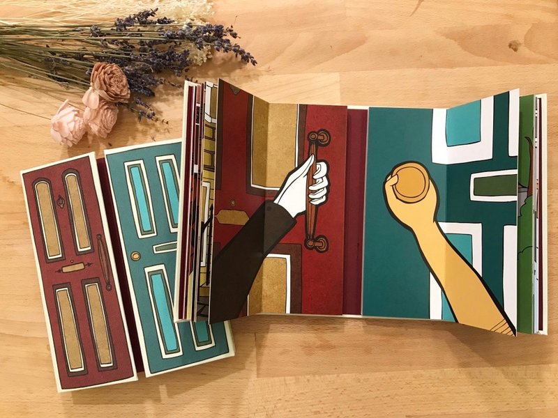 两扇门插画立体绘本 - 刊物/书籍 - 纸 多色