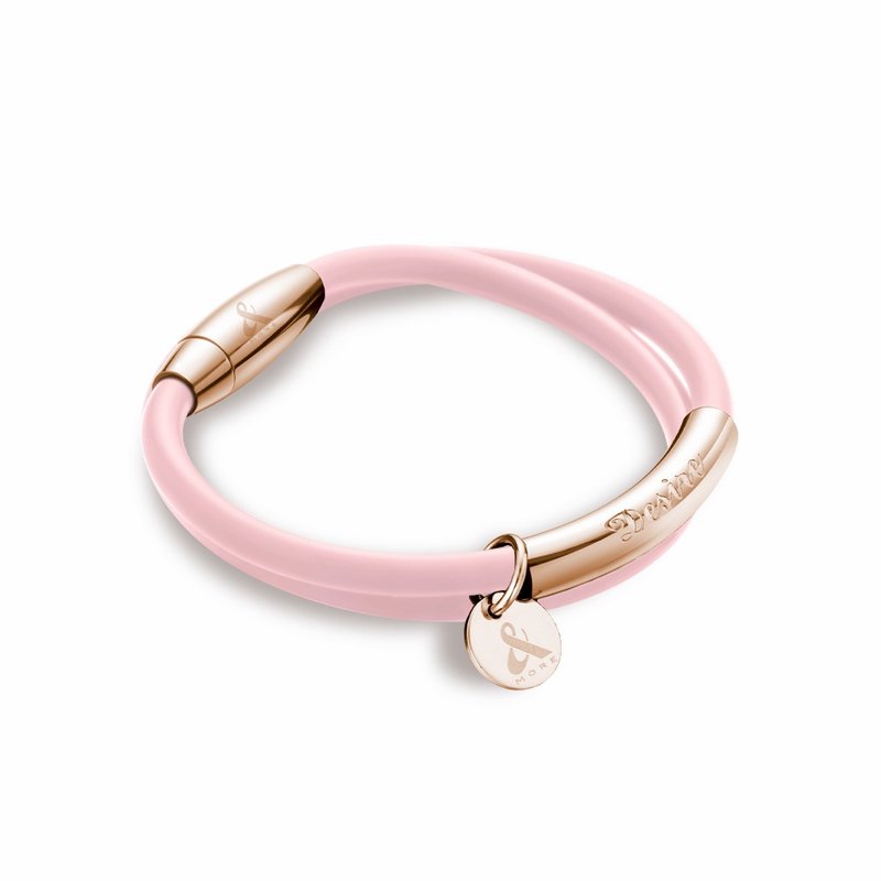 Desire 渴望钛锗手环 (玫瑰金) - 手链/手环 - 硅胶 多色