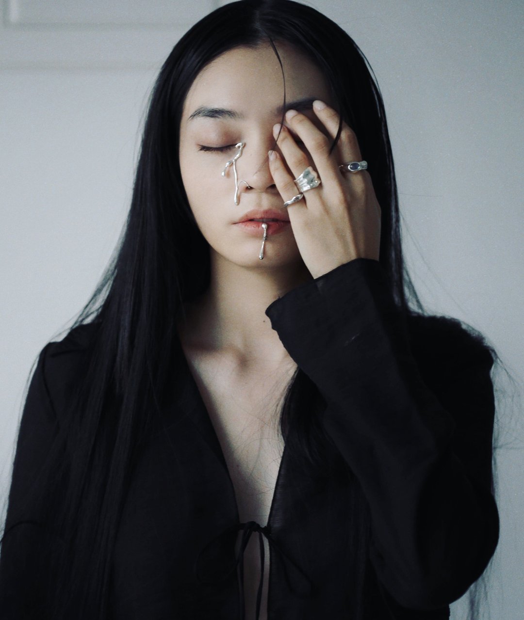Wet face accessories 浸湿的脸 面部配饰 - 其他 - 纯银 银色