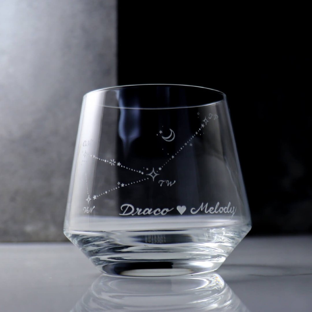 310cc【恋人城市星图】德国蔡司威士忌杯 - 酒杯/酒器 - 玻璃 透明