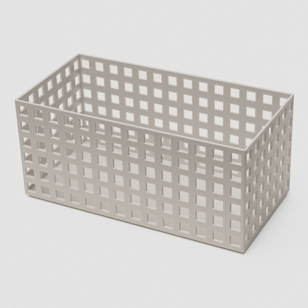多件优惠-积木系列收纳篮 L28xW14xH13cm 无印风 台湾制 G14072F - 收纳用品 - 塑料 白色