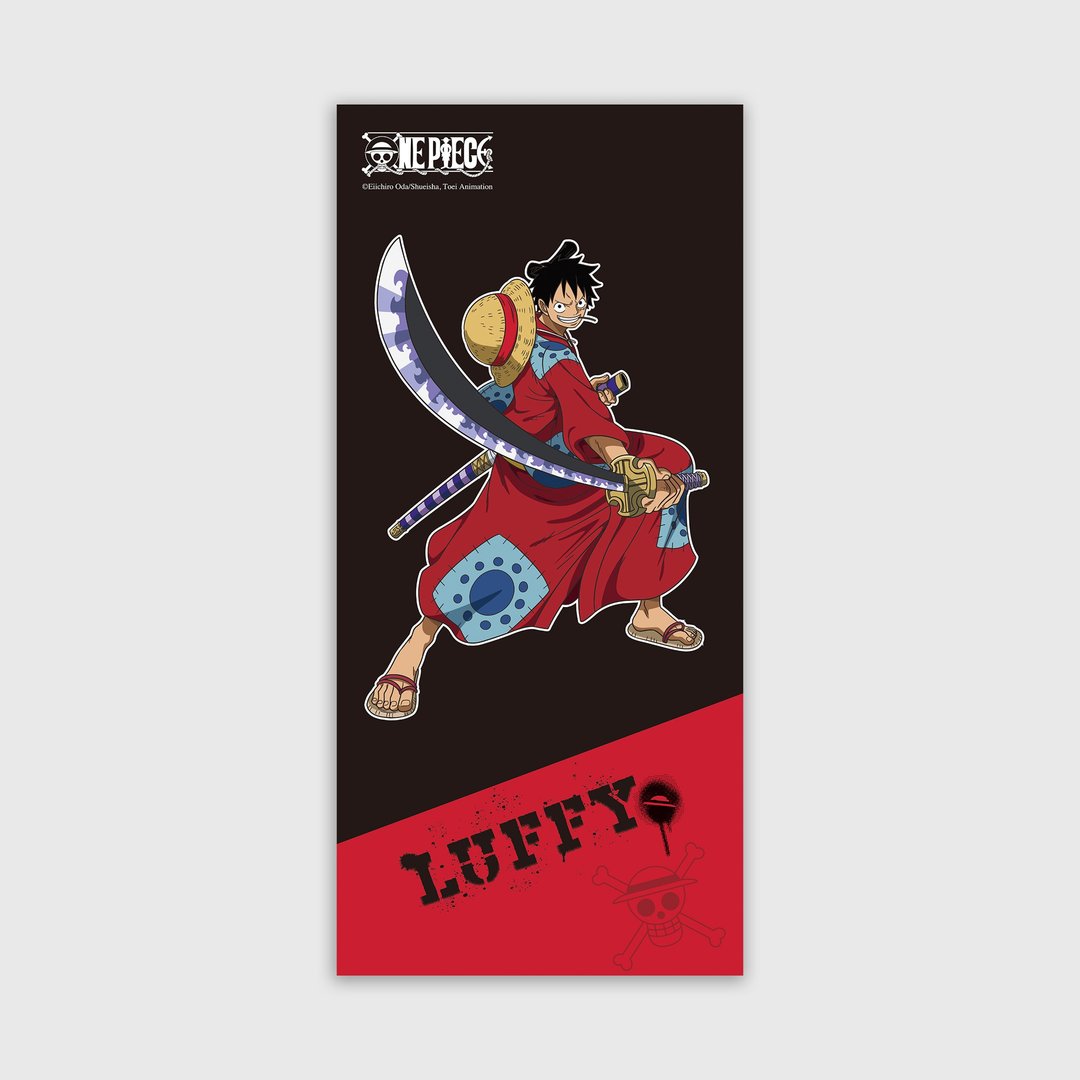 【ONE PIECE】海贼王官方授权周边产品  海贼王角色系列毛巾 - 毛巾浴巾 - 聚酯纤维 多色