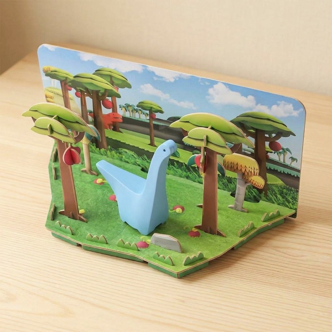 Halftoys Dino 长颈龙 STEAM教育玩具 - 摆饰 - 塑料 蓝色