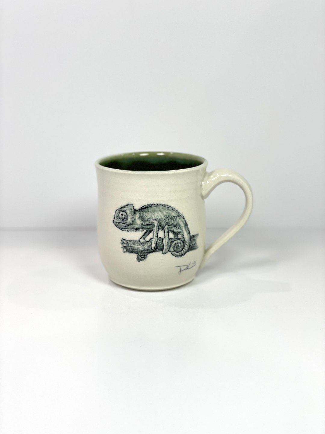 HEITO POTTERY 变色龙手绘 马克杯 - 咖啡杯/马克杯 - 陶 多色