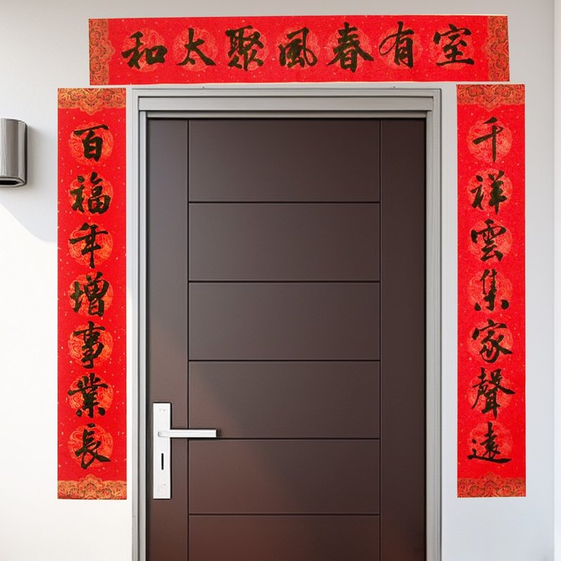 【2026 马年手写春联】|新春门联|手写春联|七字春联 - 红包/春联 - 纸 