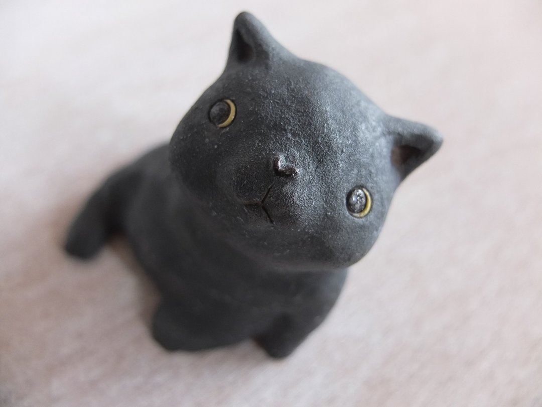 陶 - 黑猫 - 玩偶/公仔 - 陶 黑色