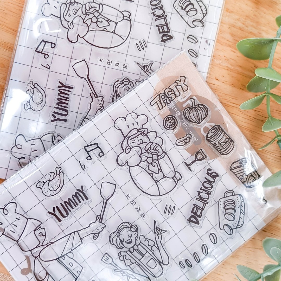 職人西餐師  / 果凍印章 - 印章/印台 - 硅胶 多色