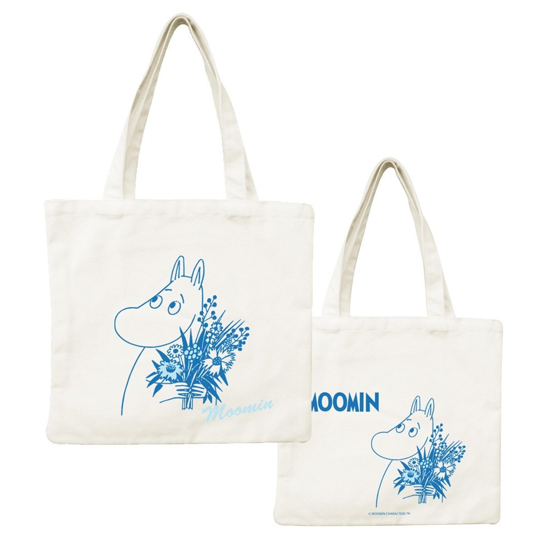 【MOOMIN】Moomin 大容量购物包 购物袋 帆布袋 - 手提包/手提袋 - 棉 