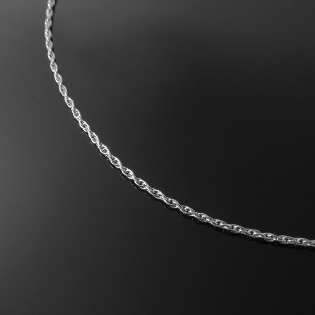 不锈钢链 编织链 粗1.5mm (单链子) - 项链 - 其他金属 银色