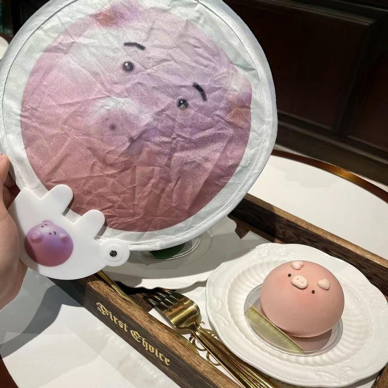 【coloryeah】原创 拍照 迷你 便携 拍照反光板 布扇子 二合一 - 扇子 - 其他材质 多色