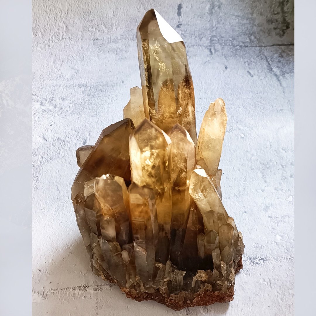 AC07  巴西黄晶簇 - 摆饰 - 水晶 