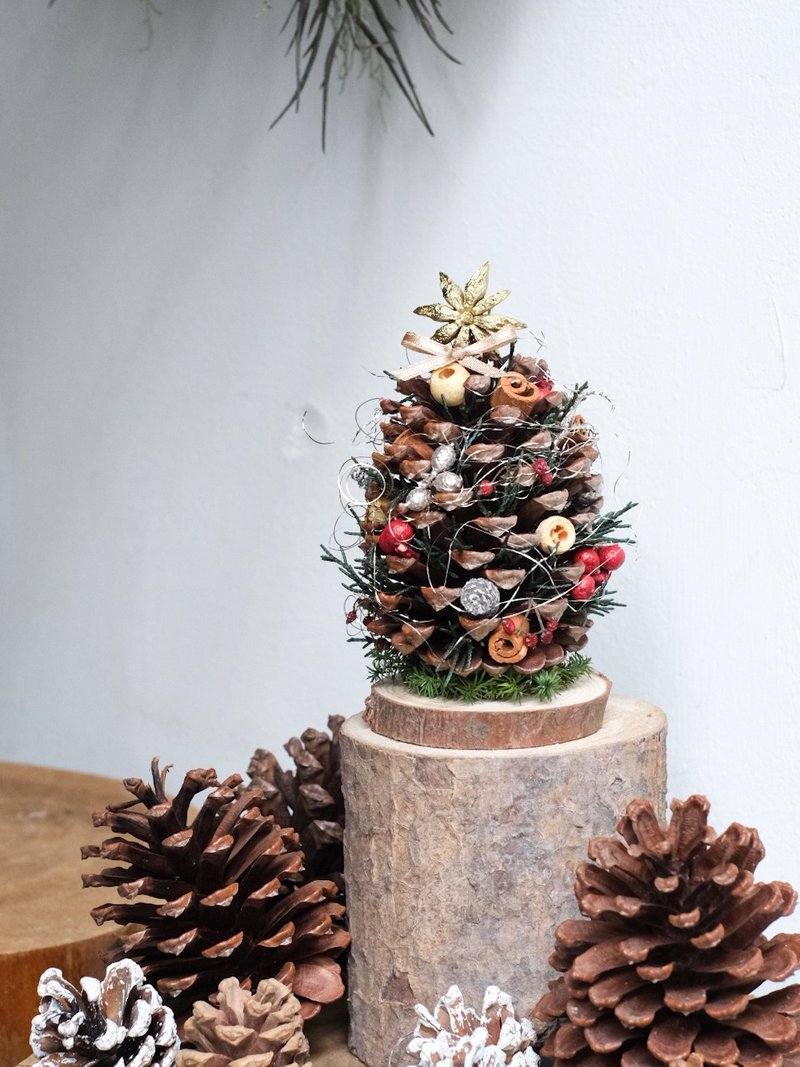 2024圣诞系列 松果圣诞树 小圣诞树 圣诞装饰 - 摆饰 - 植物．花 