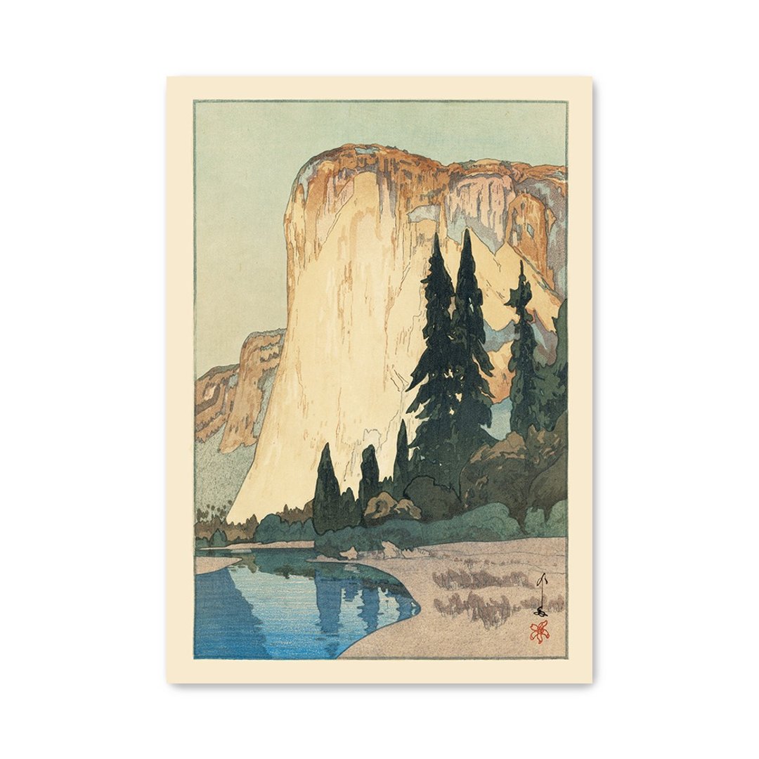 【艺术挂画】吉田博 Hiroshi Yoshida 一 优胜美地山谷 - 海报/装饰画/版画 - 纸 