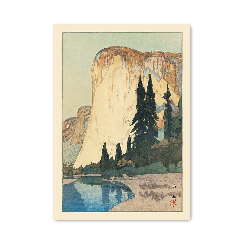 【艺术挂画】吉田博 Hiroshi Yoshida 一 优胜美地山谷 - 海报/装饰画/版画 - 纸 