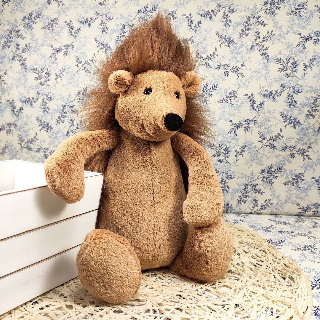 Jellycat Bashful Spike Hedgehog 小刺猬 31cm - 玩偶/公仔 - 聚酯纤维 咖啡色