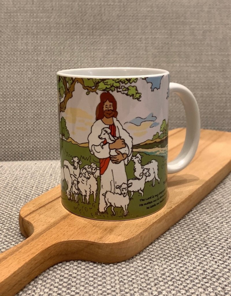 Sophie Art 诗篇23温暖插画马克杯 - 咖啡杯/马克杯 - 陶 