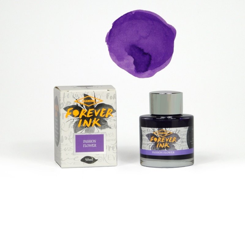 Diamine 永恒墨水 50ml - 激情花 - 墨水 - 玻璃 紫色