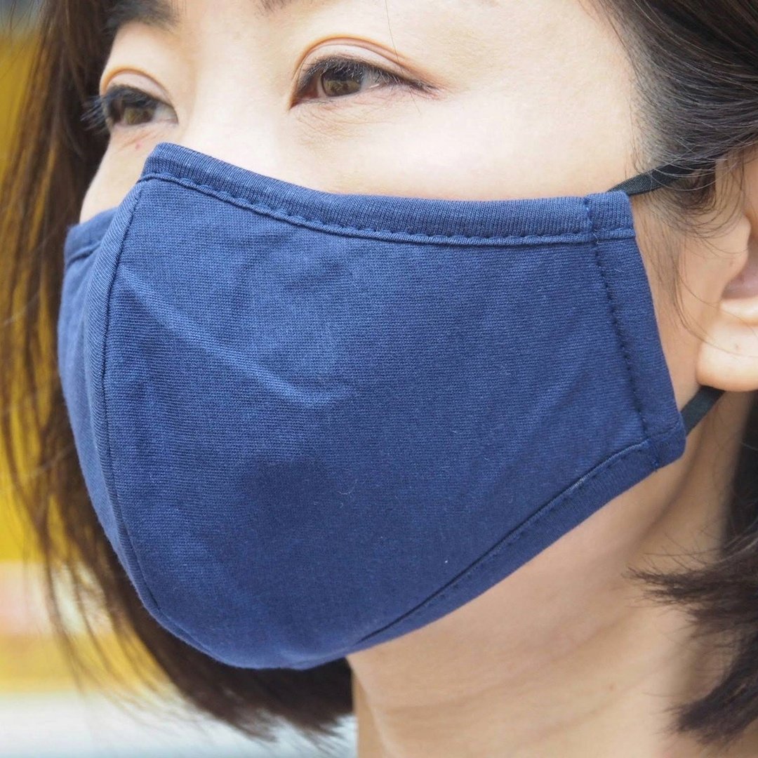 可调节鼻梁位&挂耳绳 可放滤芯 男女口罩, M11020 - 口罩 - 棉 多色