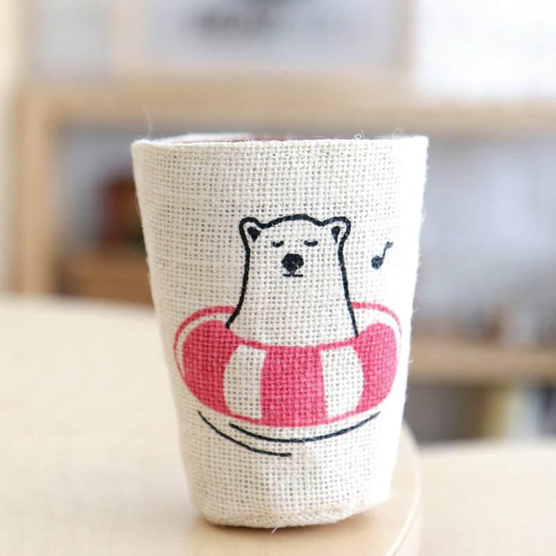 FLOAT WITH ME, Changeable color cup-cover - 随行杯提袋/水壶袋 - 其他材质 红色