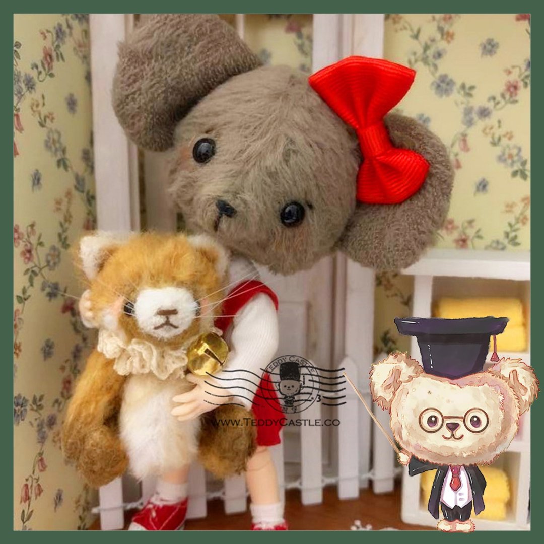 餖飣系列－OB11 老鼠 Handmade 艺术家泰迪熊 毛海 Teddy Bear - 玩偶/公仔 - 其他材质 