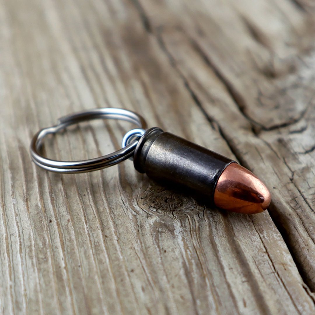 Bullet Designs 9mm手枪子弹钥匙圈 /金属复古创意造型质感钥匙扣 - 钥匙链/钥匙包 - 其他金属 