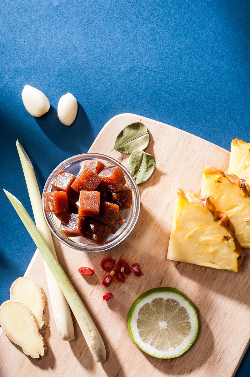 【Poco Más】环游世界系列-泰式香柠凤梨软糖 - 零食/点心 - 其他材质 蓝色